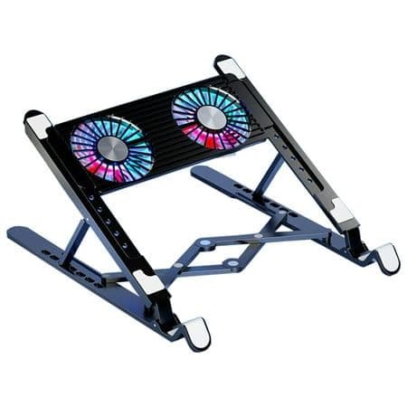 Laptop Cooling Pad with 5 Fans - Black