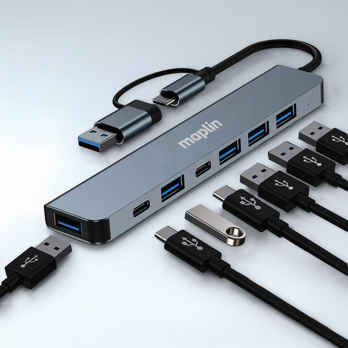 USB-C Hub 7-in-1 Multiport Adapter